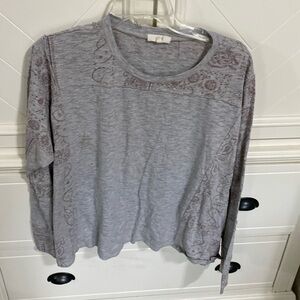 Bandana Print Long Sleeve Tee